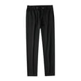 thumbnail image 6 of Hpapadks Mens Casual Pants Fashion Thin Solid Color Casual Elastic Sports Sweatpants Mens Slacks Black XXL, 6 of 7