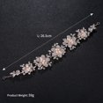 thumbnail image 3 of Peinado de novia, tocado de fiesta de cristal, accesorios - oro, 3 of 5