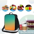 thumbnail image 4 of Balery Orange To Teal Gradient1 Caja de Almuerzo y Bolsa de Almuerzo para Hombres y Mujeres, Bolsa de Almuerzo Reutilizable con Gran Capacidad, Bolsa de Almuerzo Aislada, 4 of 7
