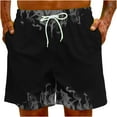 thumbnail image 5 of Penkiiy Carnivals Shorts, Men's Basketball Shorts Casual Workout Athletic Shorts Mesh Graphic Print Running Short Pants 5XL Gray, 5 of 9