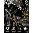 thumbnail image 7 of Snowflake Christmas Cloth Napkins Set of 6 Reusable Dinner Napkins, Winter Xmas Snow Simple Black Cocktail Napkin Washable Table Napkins for Wedding/Holiday Party/Baby Shower 20"x20", 7 of 7