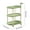 Green, variant on Topukaiba Rolling Side Table With Wheels Cream Mobile End Table-Bedroom Nightstand Living Room Table Portable Nesting Table For Small Spaces Orange Free Size