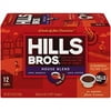 Hills Bros Single Serve Coffee Pods,House Blend, Dark Roast, 12 Count-Keurig Compatible, Roasted 100% Premium Arabica Coffee, Bold, Smooth Flavor