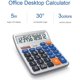 thumbnail image 4 of Calculadora electrónica de escritorio YONGSHENG minimalista 12 dígitos pantalla LCD grande, 4 of 5