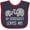 Navy and Red, variant on Inktastic Grandaddy Loves Me Grandchild Boys or Girls Baby Bib