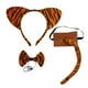 thumbnail image 2 of Conjunto de disfraz de tigre, decoración para cosplay, tocado, diadema para actuación sin falda, 2 of 9