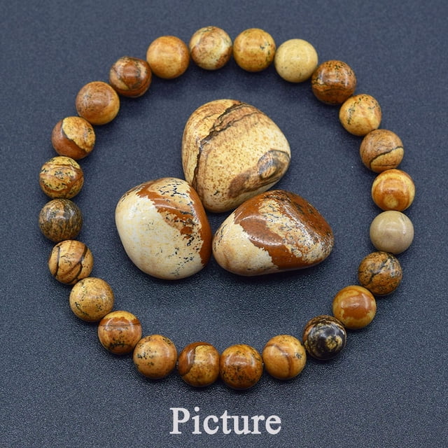 Bracelet Améthyste en Perles de Cristal Naturel Purifiant pour Femmes
