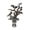 Chrome - Pack of 1, variant on Royal Designs, Inc. Nesting Birds Design 2.75 Inch Finial for Lamp Shade, F-5060AB-1, Antique Brass, Single