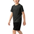 thumbnail image 4 of Boys Athletic Shorts Set 2 Piece Summer Clothes Outfit with Graphic Tee and Boys Basketball Shorts for Active Kids Casual Sports Suit, 4 of 6