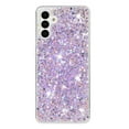 thumbnail image 2 of For Samsung Galaxy A25 5G Case,Cute Glitter Bling Twinkle Stardust with Drop Protection Shockproof Soft TPU Slim Flexible Phone Case Girls/Women Protective case for Samsung A25 5G,Purple, 2 of 6