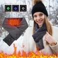 thumbnail image 5 of Heating Scarf, Rechargeable USB Men’s Women Winter Warm Heated Scarf 3-stage Electric Heating Scarf for Winter Outdoor Camping, Hiking, Skiing, Christmas Day and Valentine’s Day, 5 of 7