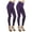 Purple, variant on Women's 2-Pack Seamless Fleece Lined Leggings