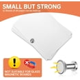 thumbnail image 3 of 12Pack Fridge Magnets for Whiteboard Strong Refrigerator Magnets for Adults Small Push Pin Magnets for Office Classroom Locker Whiteboard Fridge Silver, 3 of 5