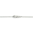 thumbnail image 4 of 925 Sterling Silver 1.4mm Beveled Oval Cable Chain 24 Inch, 4 of 5