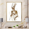 thumbnail image 2 of Designart 'Abstract African American Woman Portraits' Modern Framed Canvas Wall Art Print, 2 of 5