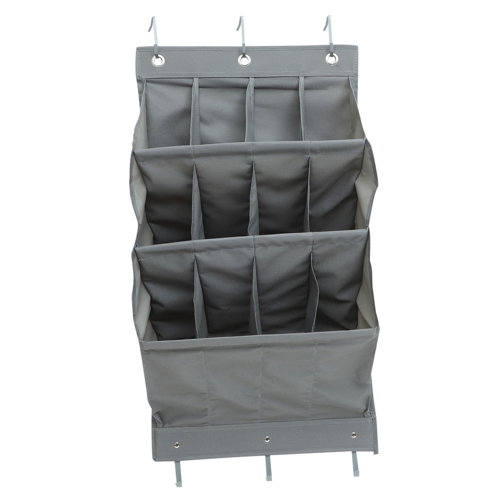 STRANDCHIC Storage Pocket Bag Hanging Storage Pouch 1 Set Multi Layer Grey