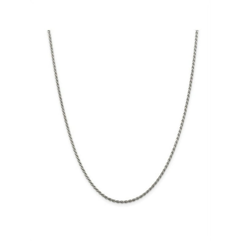 Walmart silver hot sale rope chain