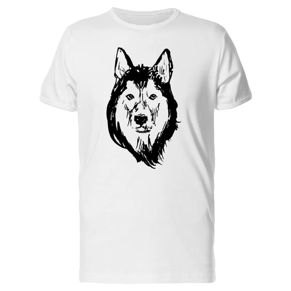 Sketch Of Husky Tee Men's -Image by Shutterstock