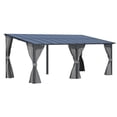 thumbnail image 6 of AECOJOY 20' x 10' Outdoor Hardtop Gazebo With Mosquito Net, Pergola for Garden, Patio, Backyard-Black, 6 of 8