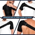 thumbnail image 6 of XIRQI 1PCS Shoulder Brace for Men and Women for Torn Rotator Cuff,Arm Sling Shoulder Immobilizer,Shoulder Compression Sleeve and Support For Pain Relief,Adjustable,Suitable for Arms, 6 of 7