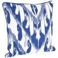 thumbnail image 1 of SARO LIFESTYLE 921.NB18S Carré Imprimé Ikat Design Dwon Rempli Coussin, Bleu Marine, 18", 1 of 1