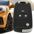 thumbnail image 2 of 3 Button Remote Flip Key Fob Case Cover for Vauxhall Vehicle, 2 of 7