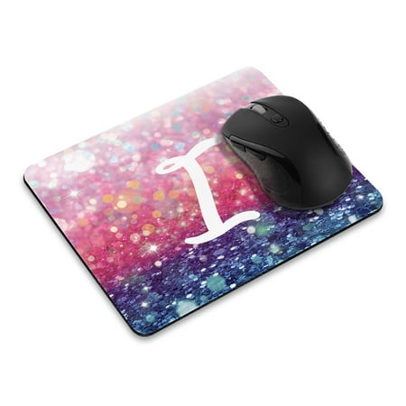 WIRESTER 8.66x7.08 in Rectangle Mouse Pad with Non-Slip Rubber Base for Computers  Laptop  Office & Home - Gliter Pink Blue I price history on PriceWatchPro