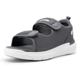thumbnail image 1 of FitVille Men's Wide Arch Support Slipper Open Toe Sandals for Men Summer Diabetic Shoes for Men, 1 of 6