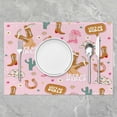 thumbnail image 2 of Retro Cowboy Style Placemats Set of 4 Western Cowboy Placemat for Kitchen Dining Table 18"x12" for Boys Girls Teens Western Decor Table Place Mats Easy to Clean Indoor Outdoor Decor Table Mats, 2 of 4