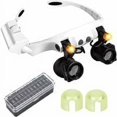 thumbnail image 1 of Stirnbandlupe mit LED-Licht, Multifunktions-LED-Kopfhalter mit 21 Kombinationslupen mit austauschbarer Linse HIASDFLS, 1 of 5