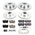 thumbnail image 3 of PowerStop Front and Rear Z23 Evolution Sport Carbon-Fiber Ceramic Brake Pad and Drilled & Slotted Rotor Kit Fits: PORSCHE VOLKSWAGEN Select Models K4495, 3 of 10