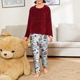 thumbnail image 6 of Wukai London Landmark2 Print Teenagers' Pajama Pant Sleep Pajama Lounge Pant PJ Bottoms with Pockets and Button Fly(Available in Big & Tall)-XS(5-6), 6 of 6
