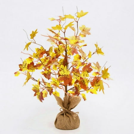 

Fall Harvest Tree Lights Thanksgiving Day LED Tree Lights Artifial Maple Leaf Sunflower Tree Lights Tabletop Tree Lights for Fall Harvest Thanksgiving Fireplace Shelf Tabletop Decor(without Battery)