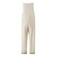 thumbnail image 3 of SAYOO Women Suspender Pants, Plain Color Plus-Size Button Shoulder Straps Short Overalls, Ladies Loose Short Pants One-Piece, 3 of 9