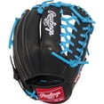 thumbnail image 2 of Rawlings R9 11.5-Inch Infield Glove | 115U Pattern | RHT/LHT | Black/Columbia Blue, 2 of 2