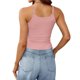 thumbnail image 4 of Blusas para mujer,Camisola de mujer, blusa sin mangas con cuello redondo, tela a rayas, ropa informal para el hogar y las vacaciones, sopatenor, 4 of 8