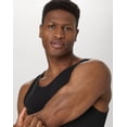 thumbnail image 7 of Hanes Essentials Men's Cotton Tank Top, 3-Pack Black S, 7 of 7