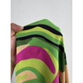 thumbnail image 6 of Plus Size Womens Multicolor Abstract Print Spaghetti Strap A-Line Maxi Dress For Vacation Resort Summer Wear, 6 of 8