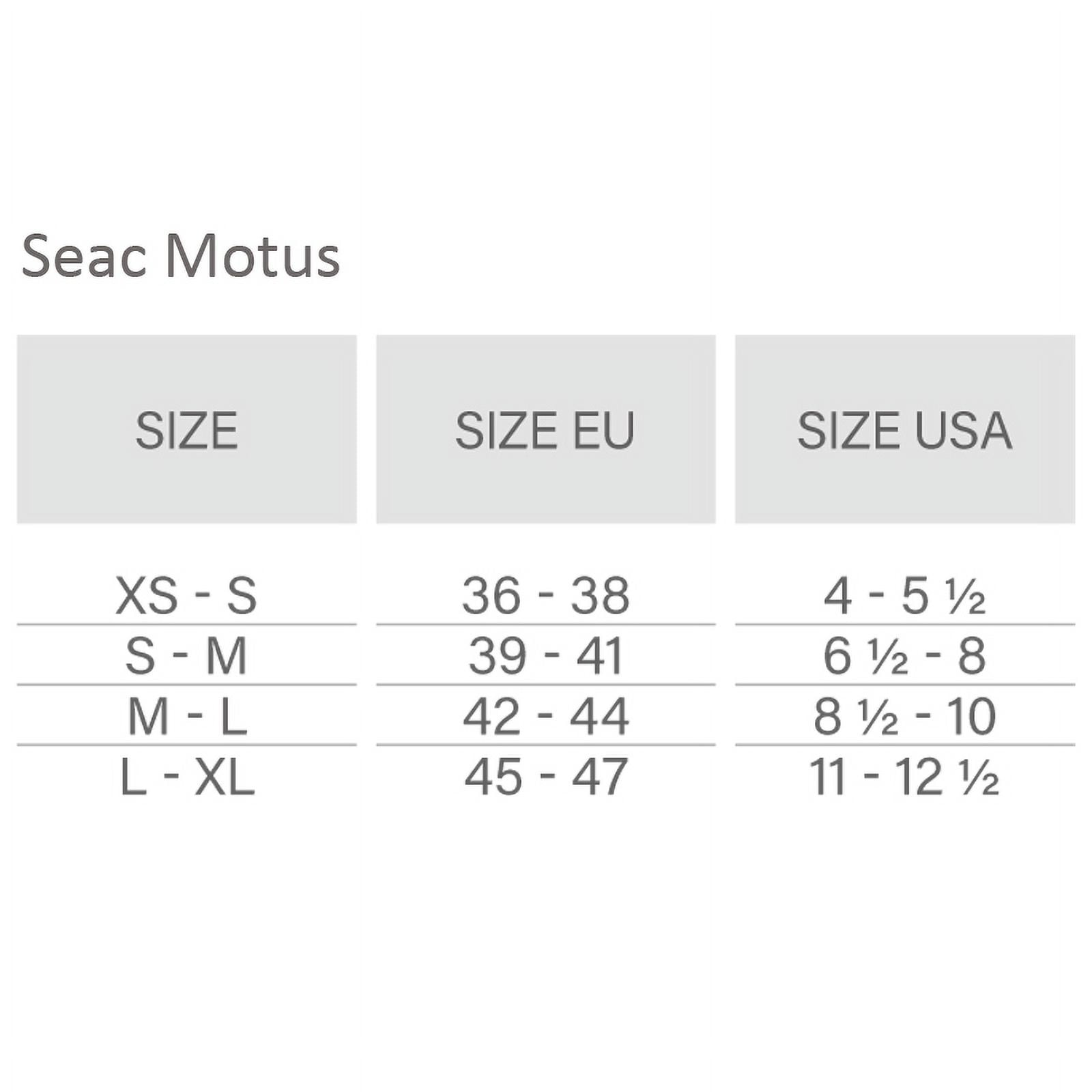 Seac Motus Tris Freediving Mask, Fins & Snorkel Set