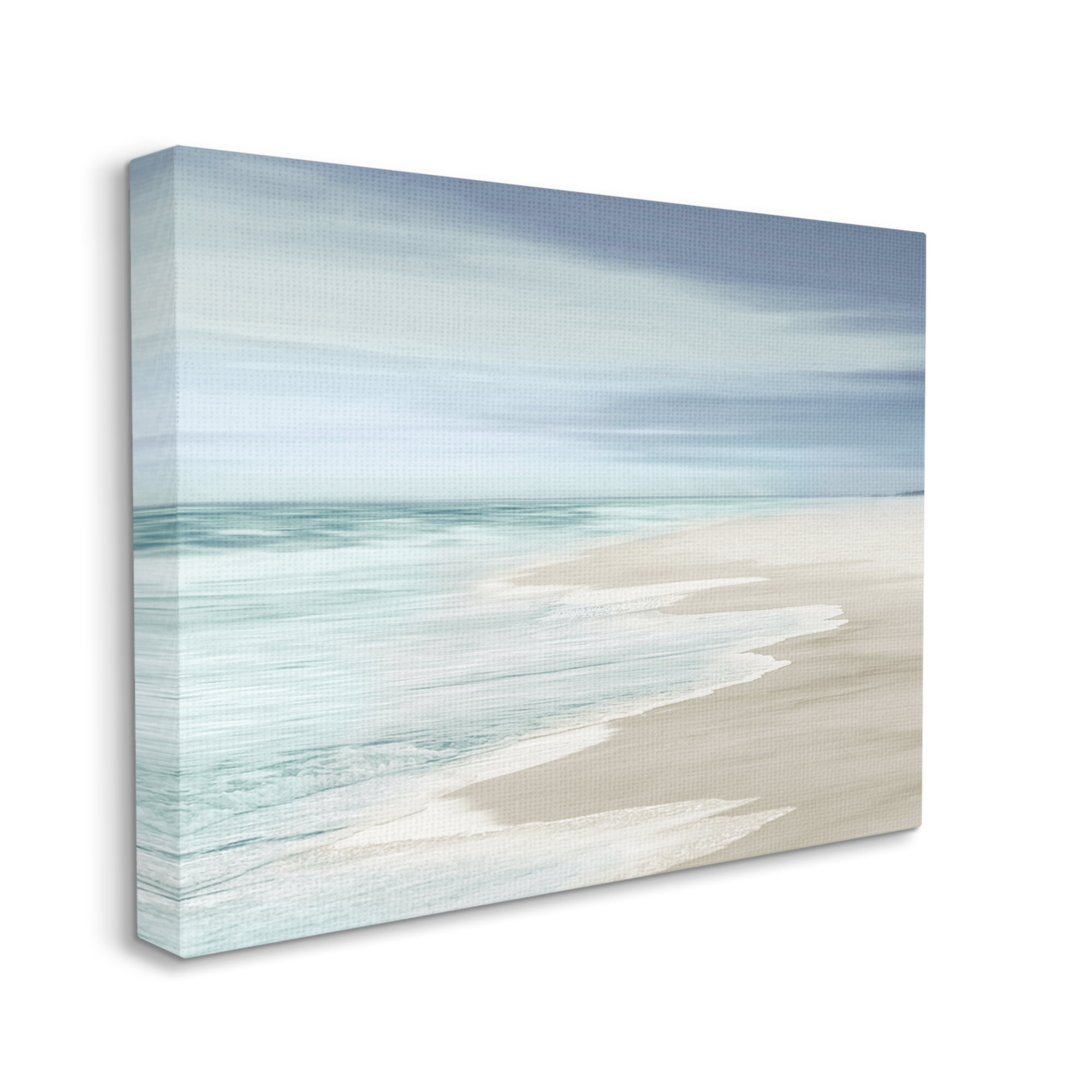 Stupell Industries Beach Foam Landscape Nature Photography Gallery Wrapped Canvas Print Wall Art, 30 x 24