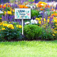 thumbnail image 4 of Eveokoki Grow Dammit Garden Signs Decor- Aluminum Garden Stakes Sign Funny Gardening Gifts for Women Men and Gardeners (20.8 Inches Tall), 4 of 6