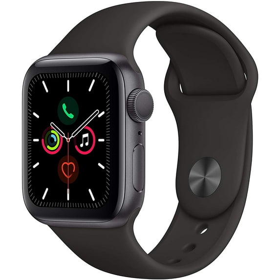 Pre-Owned Apple Watch Series 5 (GPS) 40mm Space Gray Aluminum Case with Black Sport Band