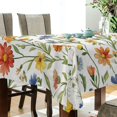 thumbnail image 5 of Yayeee Tablecloths 60" x 120" Rectangle Wrinkle Resistant Party Table Cover, Watercolor Wildflowers Pattern, 5 of 8