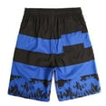 thumbnail image 5 of Axiiglly Mens Shorts Elastic Waist Drawstring Swimwear Beach Shorts Casual Holiday Surfing Swim Trunks Hawaiian Bathing Suits Plus Size Board Shorts with Pockets, 5 of 7