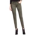 thumbnail image 2 of Vince Camuto Womens Colored Wash Skinny Fit Jeans, Green, 10 Regular, 2 of 3