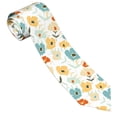 thumbnail image 3 of XMXY Fresh Simple Beautiful Flowers Men'S Necktie Ties , Formal Bussiness Wedding Party Printed Tie, 3 of 9