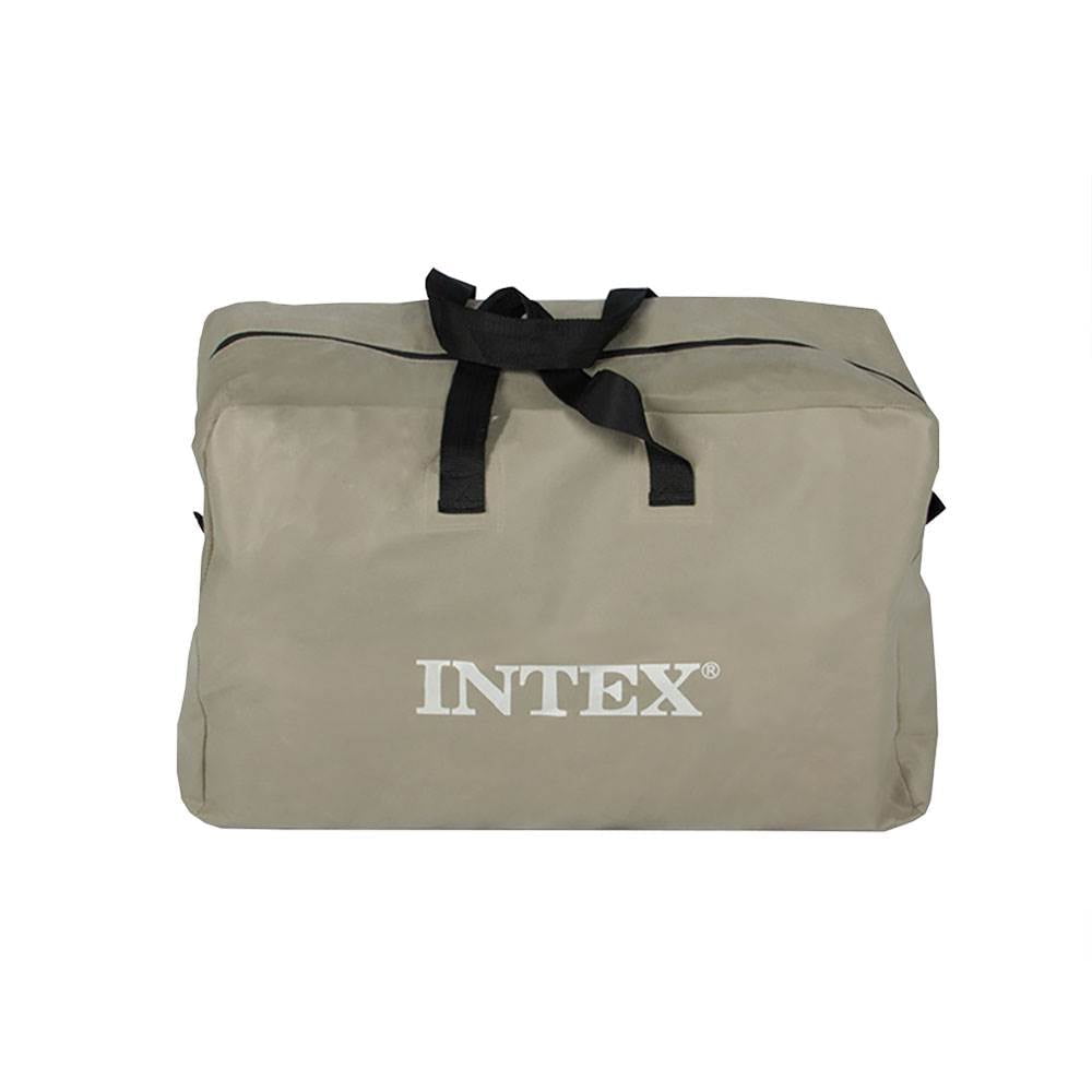 Intex Excursion Inflatable 5 Person Water Fishing River Boat Raft Set Oars