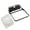 Black with 100 net, variant on ABS Kitchen Sink Strainer Suction Cup Sink Strainer with Filter Net for Kitchen
