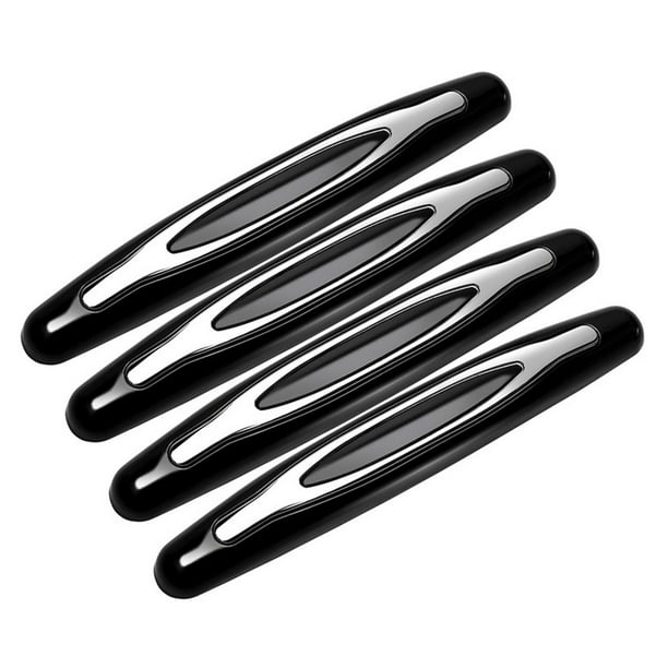 Kenally Protector de Borde de puerta de coche de 4 piezas, autoadhesivo a prueba de golpes, Protector de repuesto decorativo Universal, accesorios de Ventana automotriz Kenally VI016874-00B