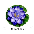 thumbnail image 3 of Artificial Lotus Flower for Water Pools and Fish Tanks Realistic Spun Silk and EVA Decoration, 3 of 7